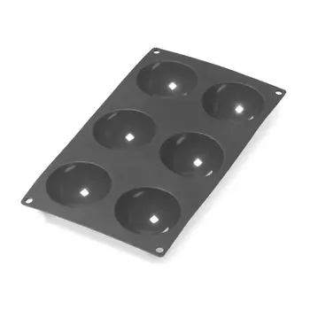 Форма для выпечки силиконовая Полусфера 6 ячеек Lekue