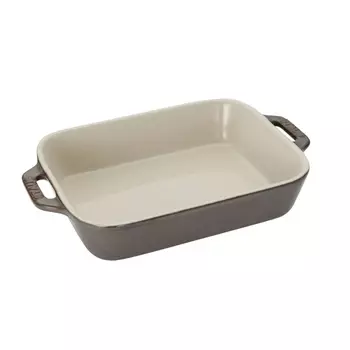 Форма для запекания 16 х 20 см Staub античный серый
