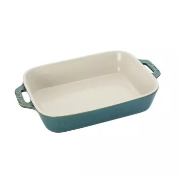 Форма для запекания 16 х 20 см Staub античный бирюзовый