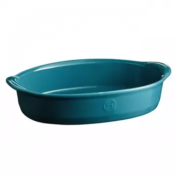 Форма для запекания овальная 34,5 см Emile Henry Лазурь