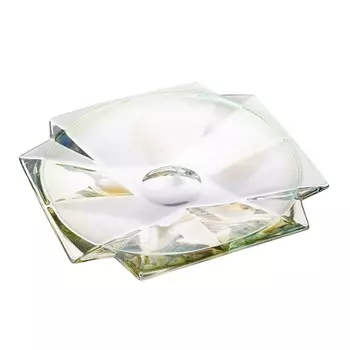 Фруктовница 21 см Bohemia Gold Metropolitan зелёный