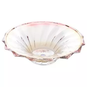 Фруктовница 30 см Bohemia Gold Picadelli розовый
