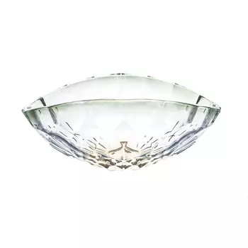 Фруктовница 40 см Bohemia Gold Honey зелёный