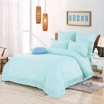 Комплект постельного белья евро Sofi de Marko Габриэль тенсель мятный