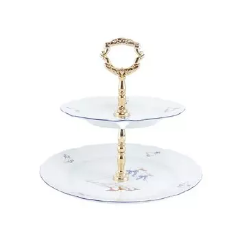 Этажерка 2-х ярусная Thun Констанция Гуси