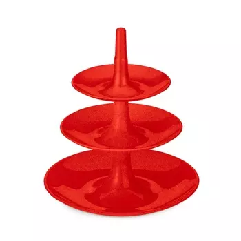 Этажерка 3 яруса Koziol Babell красный