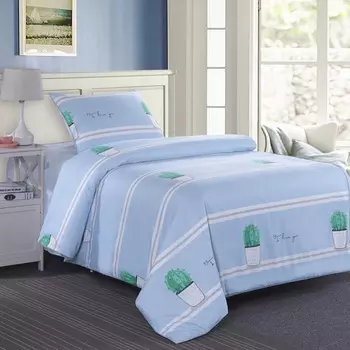 Комплект постельного белья детский Sofi de Marko Кактус голубой