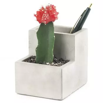 Кашпо Kikkerland Concrete малое