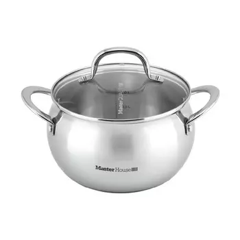 Кастрюля 4,2 л со стеклянной крышкой Signore