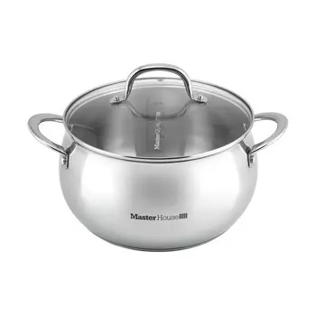 Кастрюля 6,7 л со стеклянной крышкой Signore