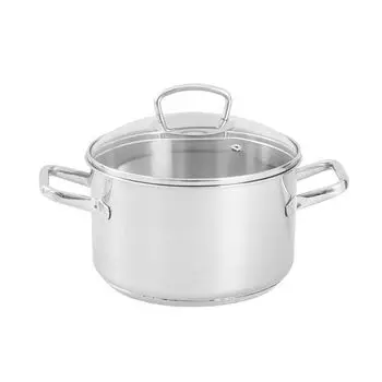 Кастрюля 6 л со стеклянной крышкой Metrot Aria