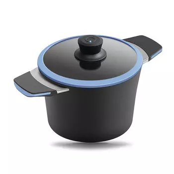 Кастрюля индукционная 4 л Gastrolux Squality синий