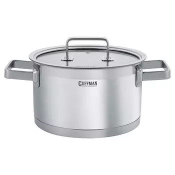 Кастрюля с крышкой 3,2 л Diamond серебристый