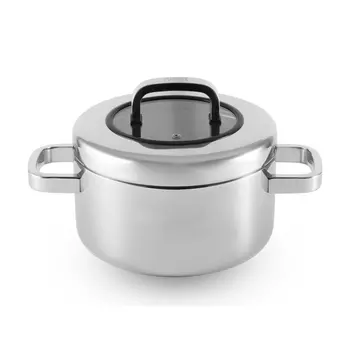 Кастрюля со стеклянной крышкой 4 л Gipfel Aventus