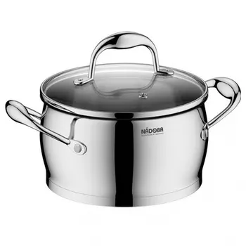 Кастрюля со стеклянной крышкой Nadoba Augusta 18 см