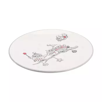 Керамическая тарелка "Совы" 24 см