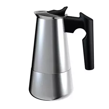 Кофеварка гейзерная индукционная на 6 чашек Inox серый металлик