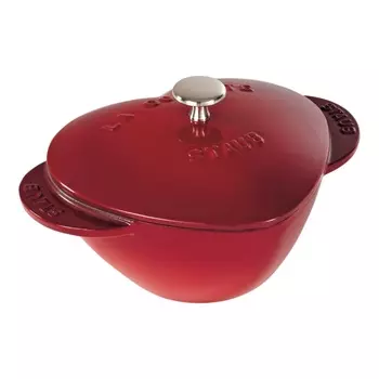 Кокот 1,75 л Сердце Staub вишневый
