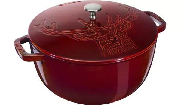 Кокот 4,9 л Staub Олень гранат