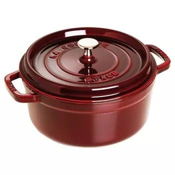 Кокот круглый 2,6 л Staub гранат