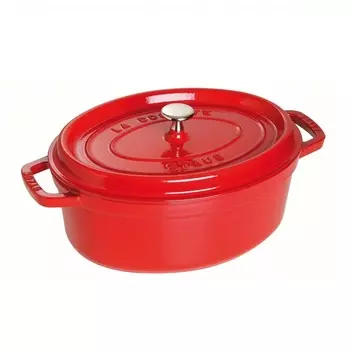 Кокот овальный 27 см, 3.2 л Staub вишневый