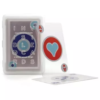 Колода карт Kikkerland Invisible