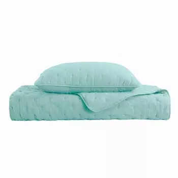 Комплект покрывало и наволочка 160 х 220 см Sofi de Marko Ниветта фисташка