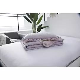 Комплект Покрывало 160х220, Наволочка 50х70-1шт Элизабет №5 (лиловый\пепел роза)