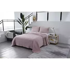 Комплект Покрывало 230х250, Наволочки 50х70-2шт Диана (пепел роза)