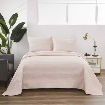 Комплект покрывало и наволочка 160 х 220 см Sofi de Marko Фрида пудра