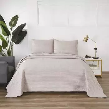 Комплект покрывало и наволочка 160 х 220 см Sofi de Marko Фрида серый