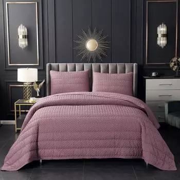 Комплект покрывало и наволочка 160 х 220 см Sofi de Marko Ирма пепельная роза