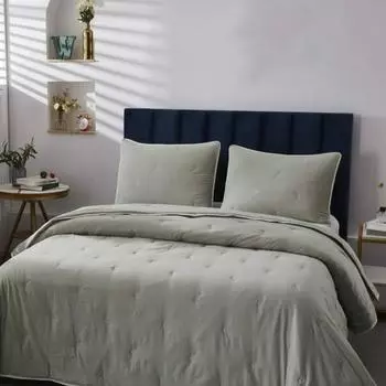 Комплект покрывало и наволочка 160 х 220 см Sofi de Marko Эрика бежевый