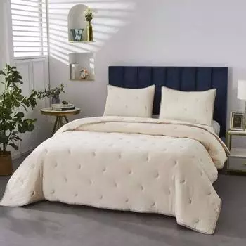 Комплект покрывало и наволочка 160 х 220 см Sofi de Marko Эрика крем