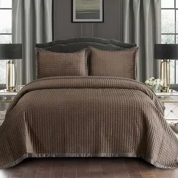 Комплект покрывало и наволочка 160 х 220 см Sofi de Marko Лоретта капучино