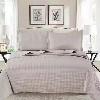 Комплект покрывало и наволочка 160 х 220 см Sofi de Marko Микаэлла бежевый