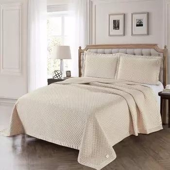 Комплект покрывало и наволочка 160 х 220 см Sofi de Marko Молли крем