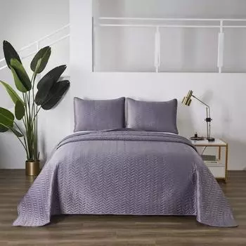 Комплект покрывало и наволочка 160 х 220 см Sofi de Marko Саванна стоун