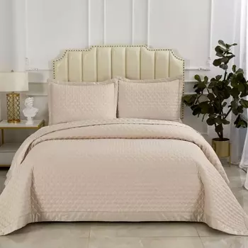 Комплект покрывало и наволочки 160 х 220 см Sofi de Marko Роксалана крем