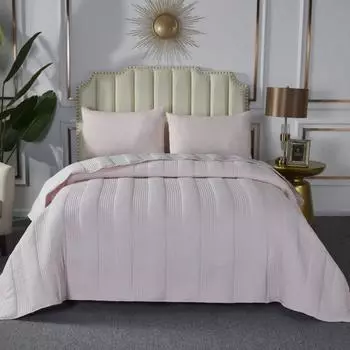 Комплект покрывало и наволочки 160 x 220 см Sofi de Marko Саломея пудра