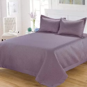 Комплект покрывало и наволочки 230 х 250 cм Sofi de Marko Жанэт пепельно-розовый