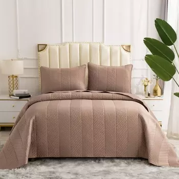 Комплект покрывало и наволочки 230 х 250 см Sofi de Marko Адонис капучино