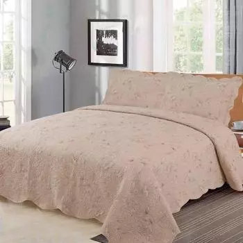 Комплект покрывало и наволочки 230 х 250 см Sofi de Marko Дейзи бежевый