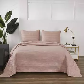 Комплект покрывало и наволочки 230 х 250 см Sofi de Marko Фрида чайная роза