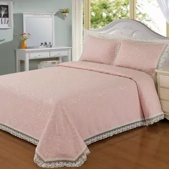 Комплект покрывало и наволочки 230 х 250 см Sofi de Marko Хлоя розовый