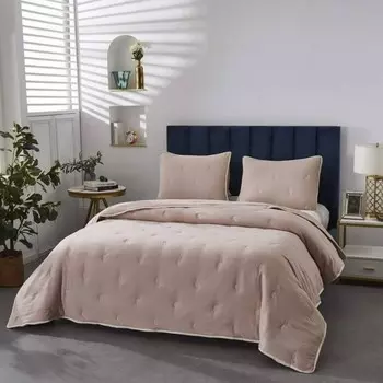 Комплект покрывало и наволочки 230 х 250 см Sofi de Marko Эрика пепельная роза