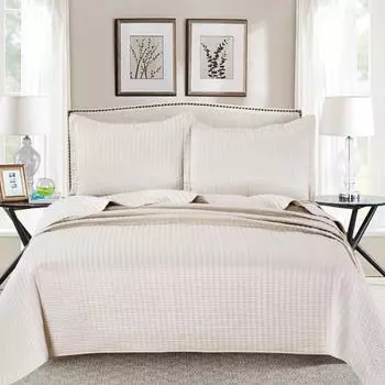 Комплект покрывало и наволочки 230 х 250 см Sofi de Marko Микаэлла крем