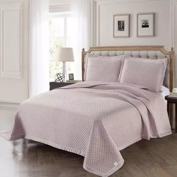 Комплект покрывало и наволочки 230 х 250 см Sofi de Marko Молли лиловый