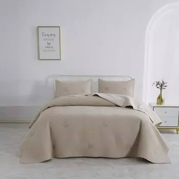 Комплект покрывало и наволочки 230 х 250 см Sofi de Marko Жаклин бежевый