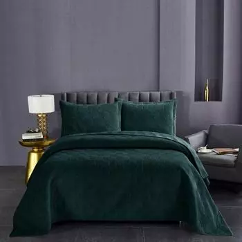 Комплект покрывало и наволочки 230 x 250 см Sofi de Marko Роксана малахит